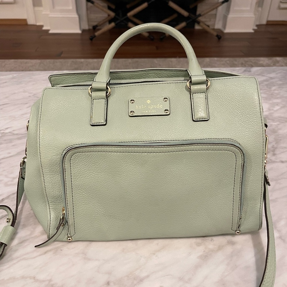 Kate Spade Light Green Satchel